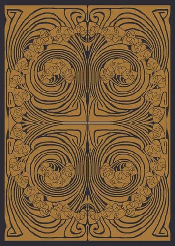 240x300 Modern Abstract Rug Pattern