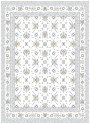 410x500 Oushak Rug Pattern
