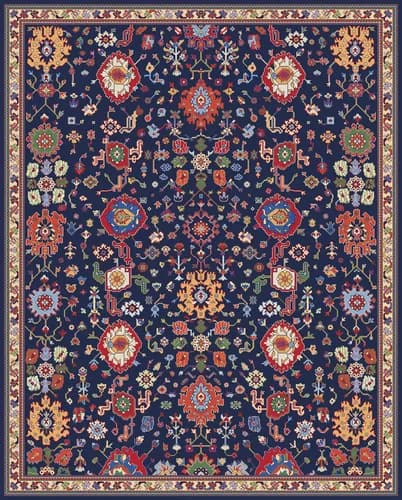 944 Floral Rug Pattern