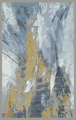 D71 Modern Abstract Rug Pattern