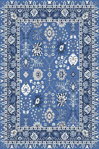 E179 Floral Rug Pattern