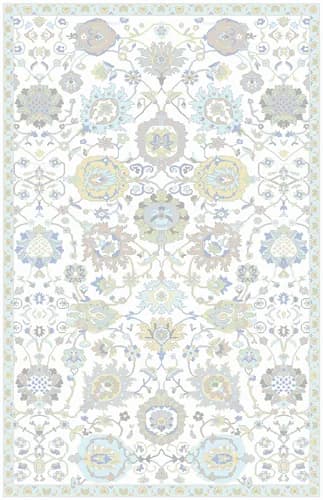 E77-1-1 Oushak Rug Pattern