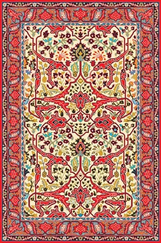 J4 Floral Rug Pattern