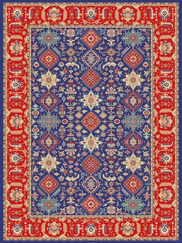 J6 Floral Rug Pattern