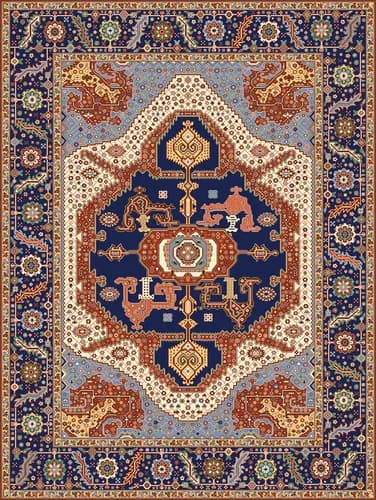 KH35 Medallion Rug Pattern