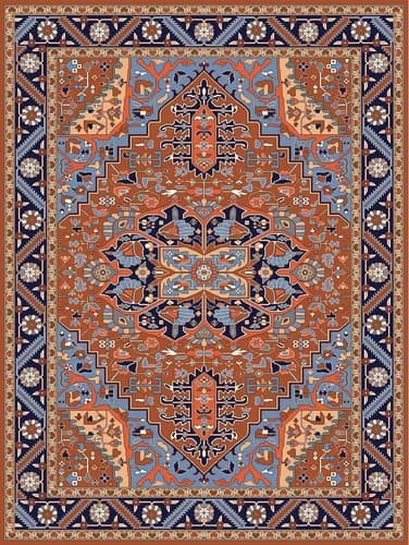 KH55 Medallion Rug Pattern