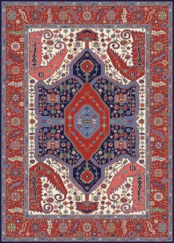 KH57 Medallion Rug Pattern