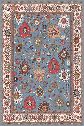 KH74 Floral Rug Pattern