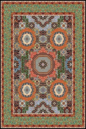 M11 Medallion Rug Pattern
