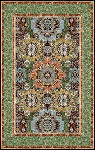 M11 Medallion Rug Pattern