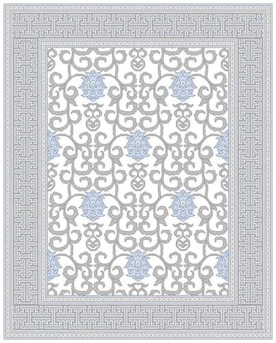 P13 Geometric Rug Pattern