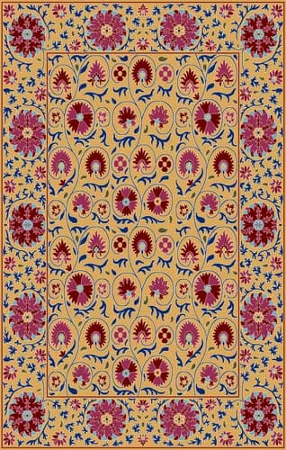 SZ8 Floral Rug Pattern