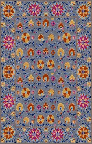 SZ8 Floral Rug Pattern