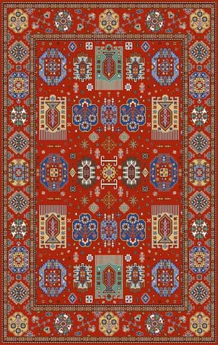 T25 Oushak Rug Pattern