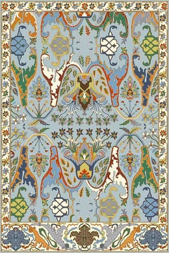 TF420 Bidjar Rug Pattern