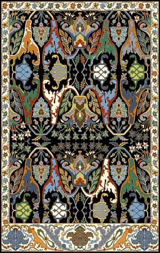 TF420 Bidjar Rug Pattern