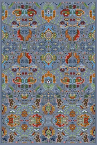 TF480 Floral Rug Pattern