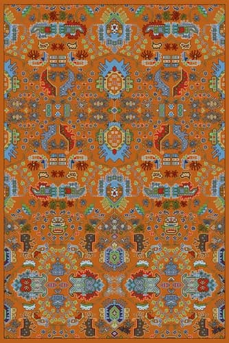 TF480 Floral Rug Pattern