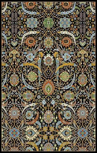 TF560 Floral Rug Pattern